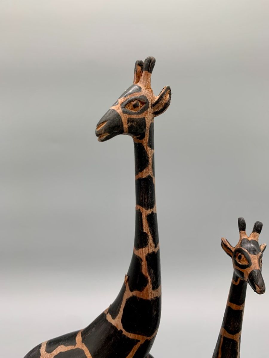 Set Vintage Houten Giraffen image 3