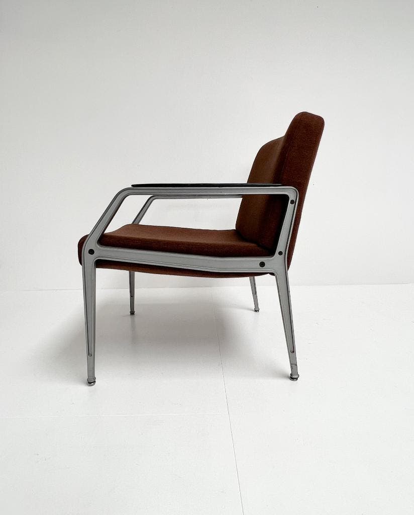 Fauteuil Met Voetenbank Toegeschreven Aan Gispen, 1960's image 10