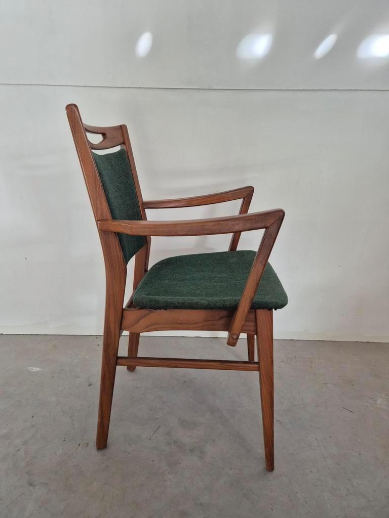 Vintage Deense Teak Stoel Met Armleuningen Design image 4