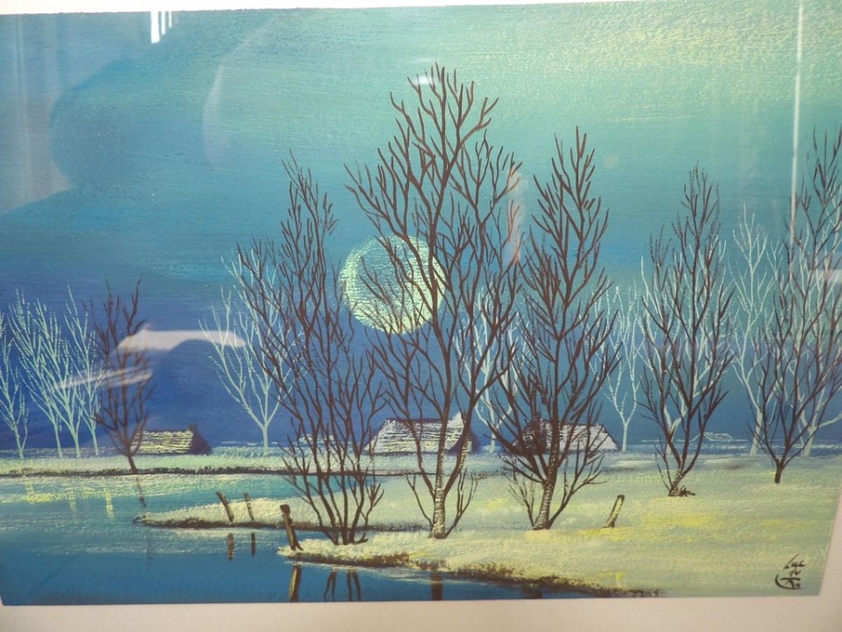 Luc De Ro Blauw Landschap image 2