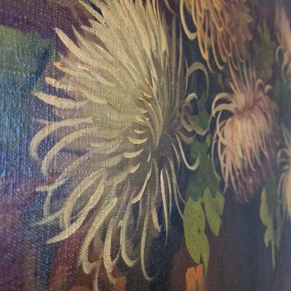Olieverf Op Doek B Sluiter Schilderij Chrysanten Op Vaas image 7