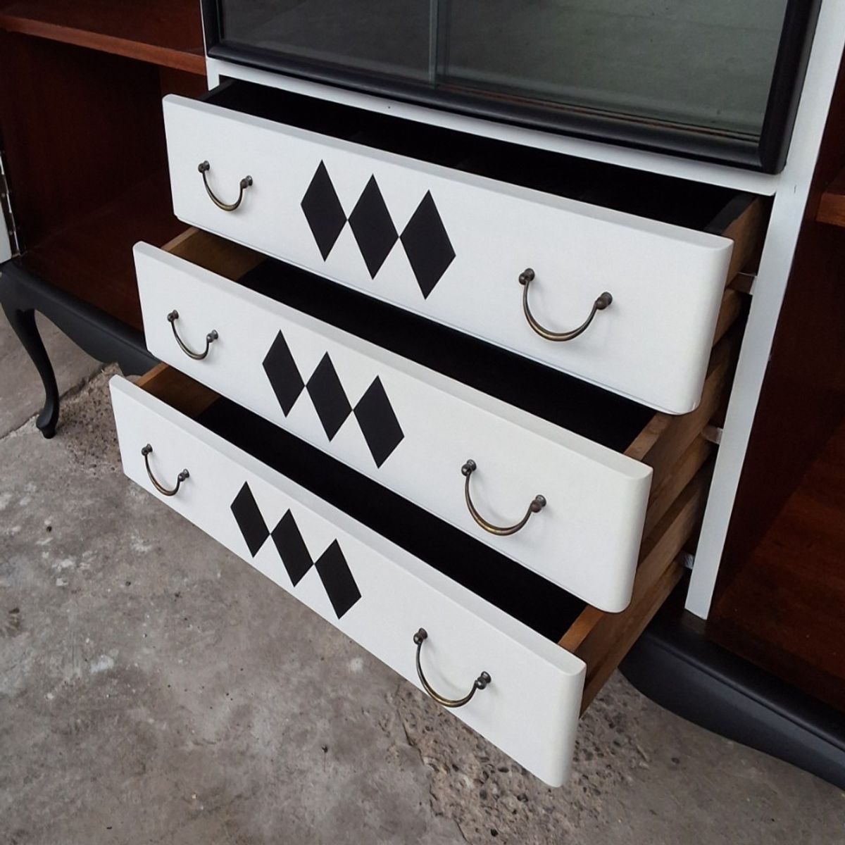 Servieskast Vitrinekast Gerestyled image 4