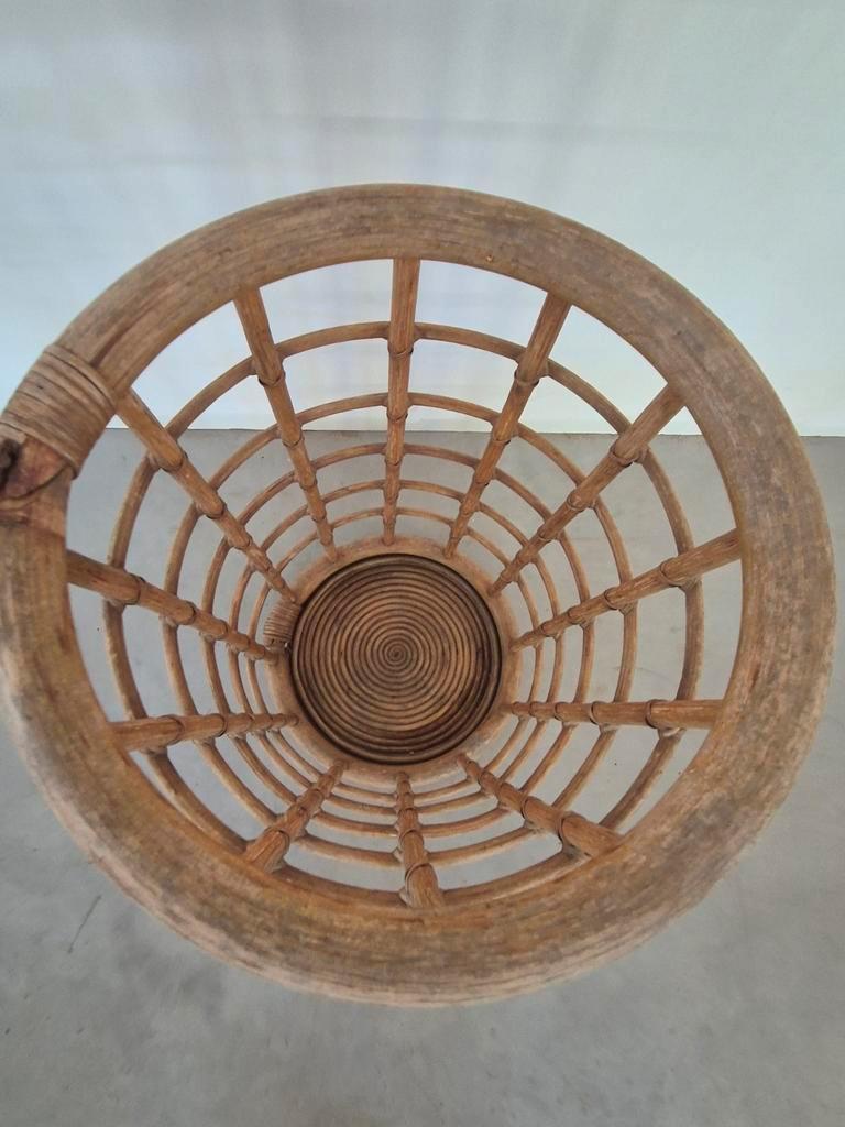 Mid Century Bamboo Rotan Paraplubak image 5