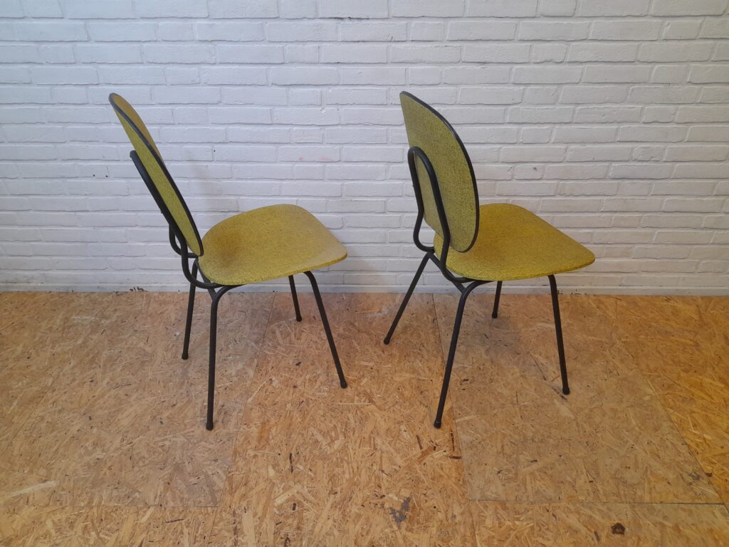 Pair Of French Diner Chairs Fyfties image 4