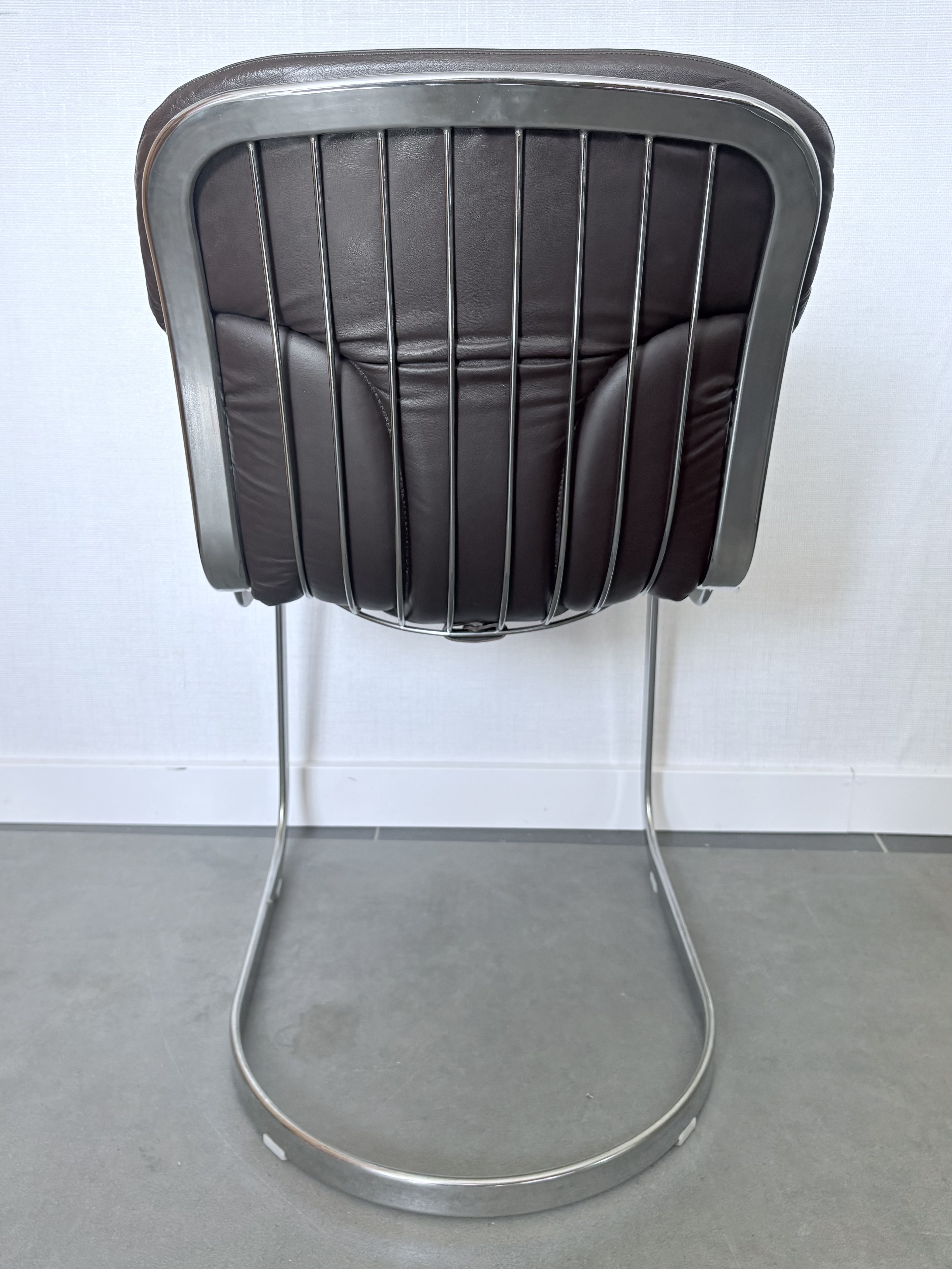 Set Design C2 Stoelen Van Willy Rizzo Voor Cidue Italy image 7