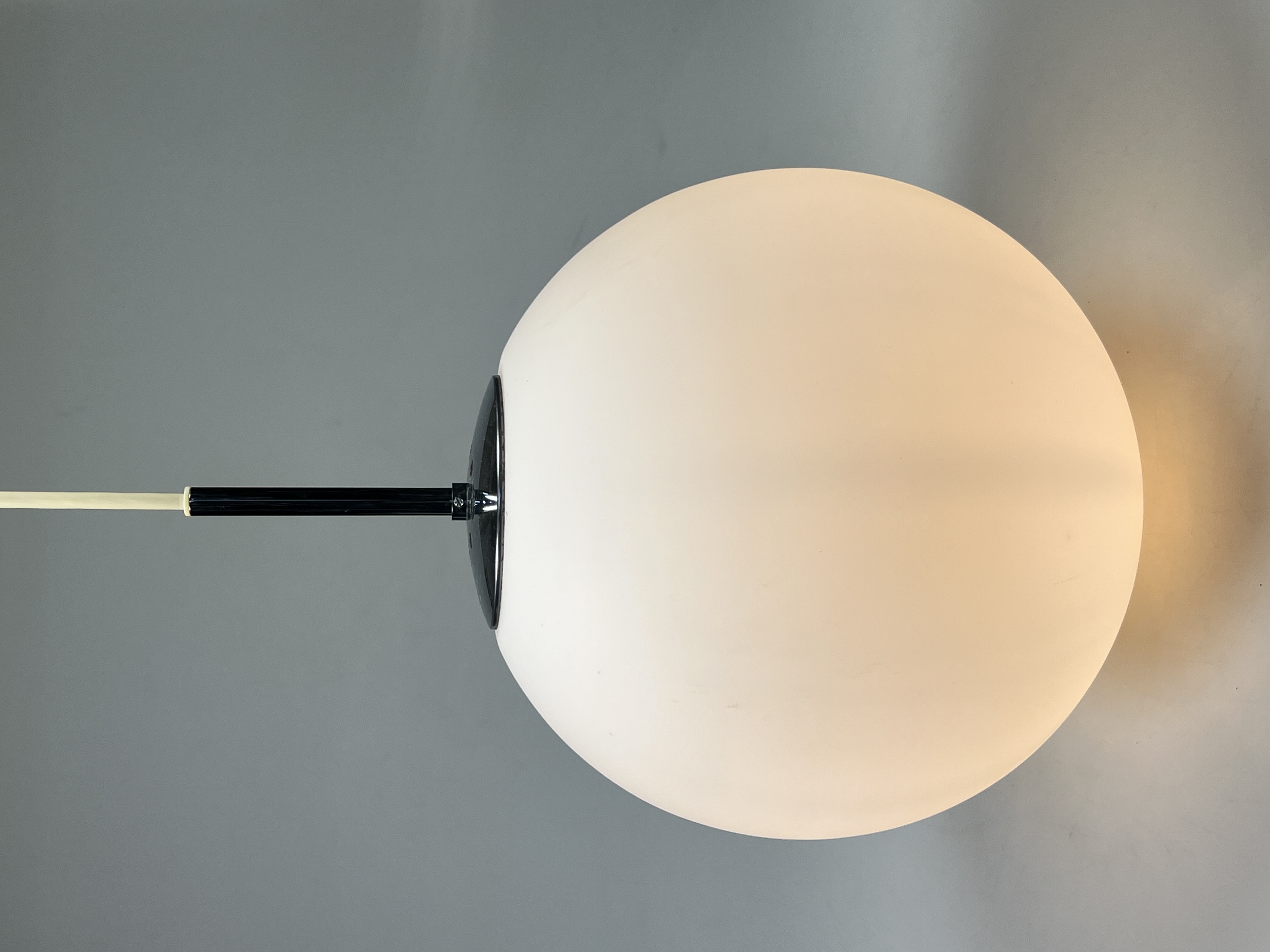 Vintage Glazen Bollamp / Hanglamp, Glashütte Limburg, Duitsland 1960's image 4