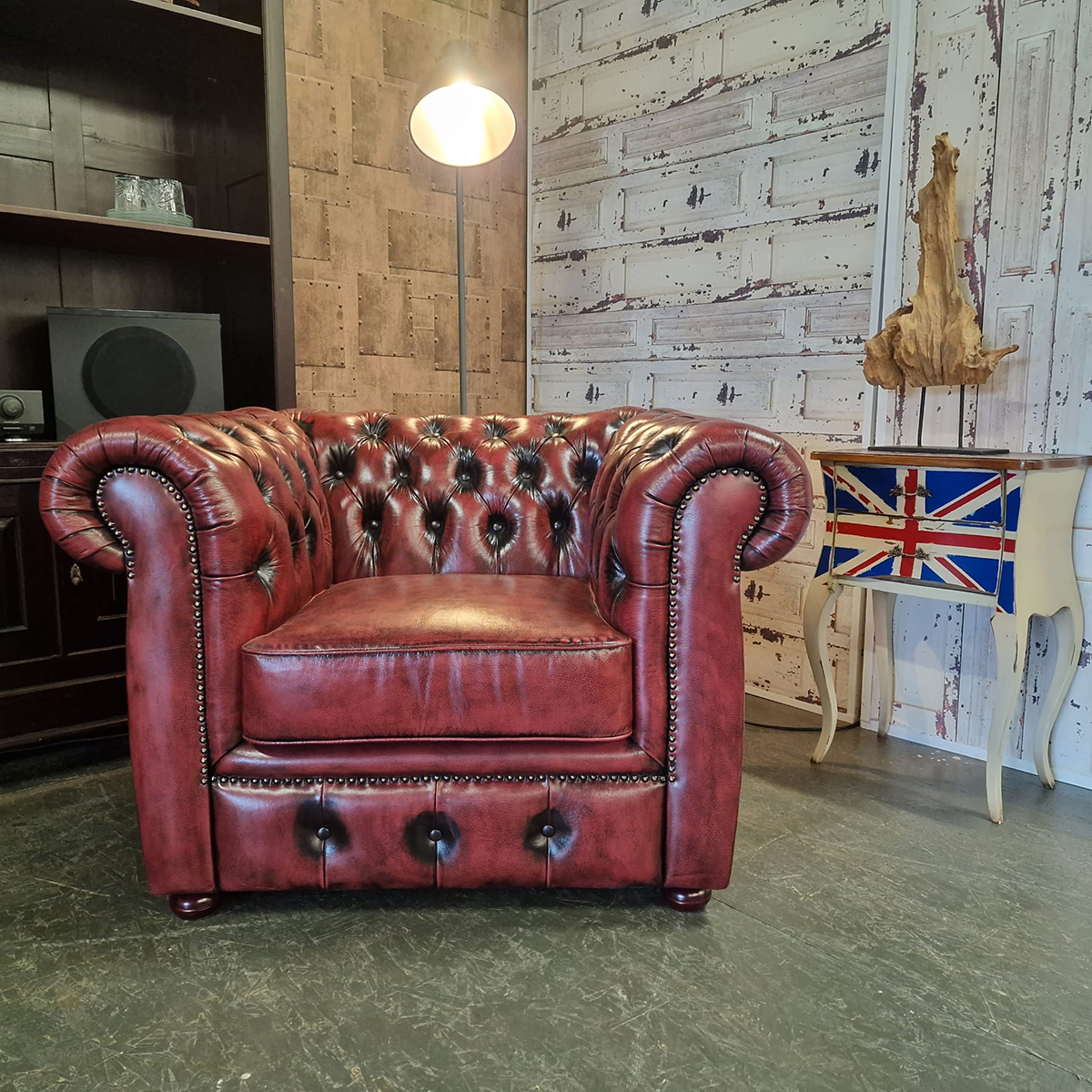 Chesterfield Cresswell Fauteuil - New Red image 2