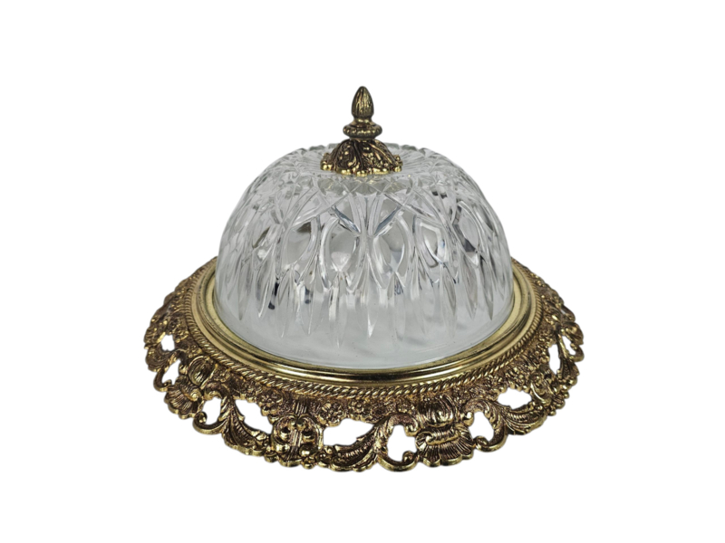 Massive - Hollywood Regency Stijl - Messing - Glas - 3e Kwart 20e Eeuw image 10