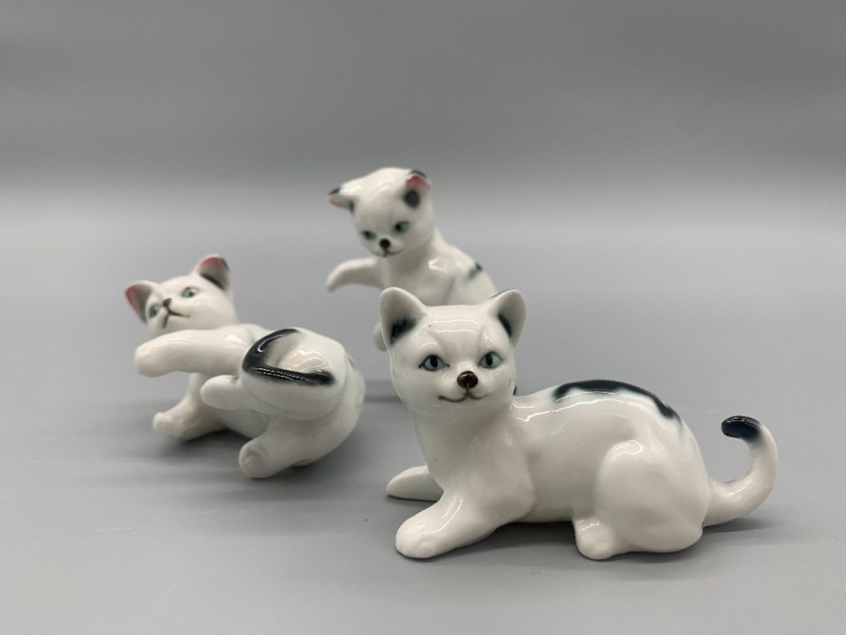 Decoratie Set Katjes Bone China 3 Stuks image 4