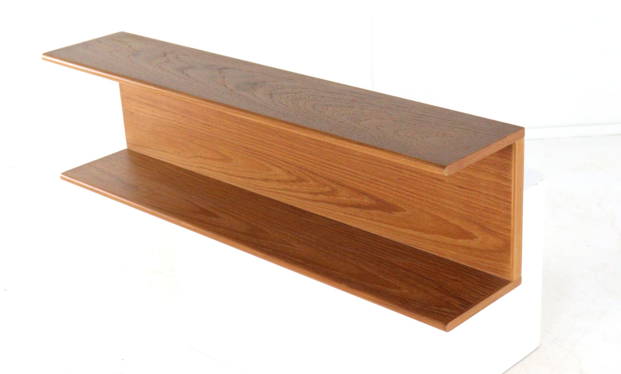 Deens Massief Teak Wandplank Vintage image 3