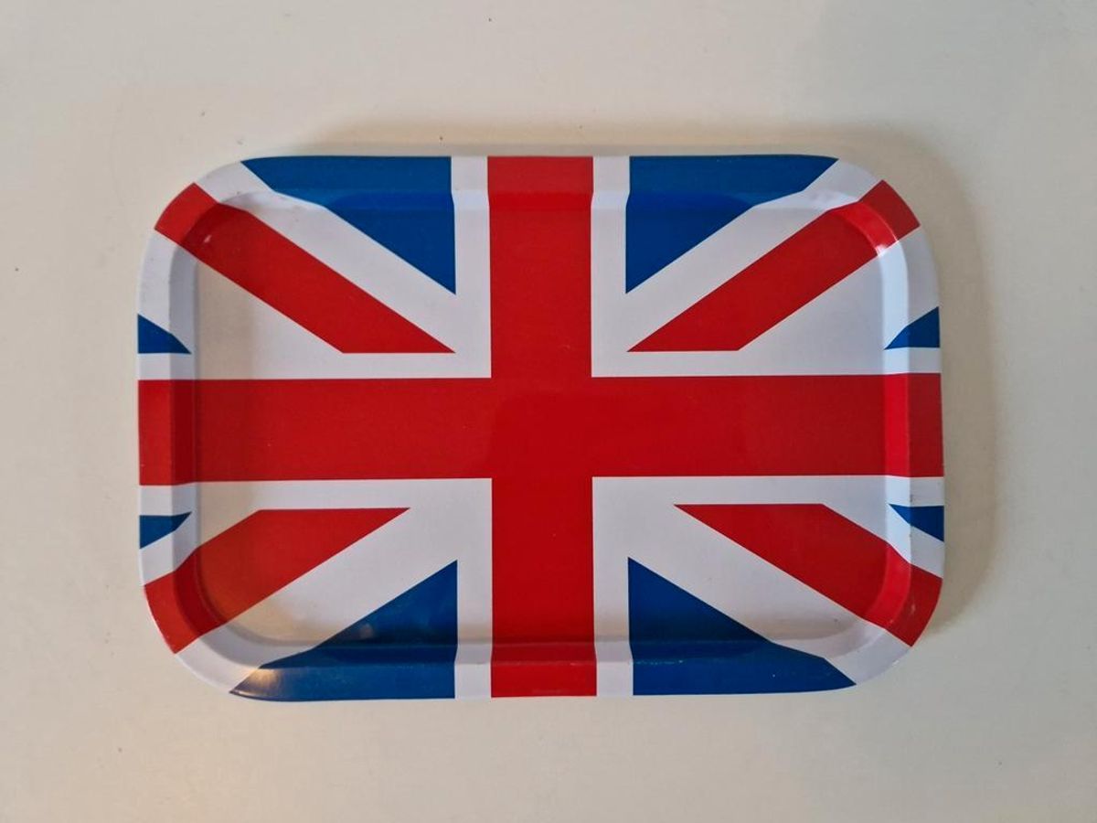 Vintage Blikken Dienblad Engelse Vlag image 2