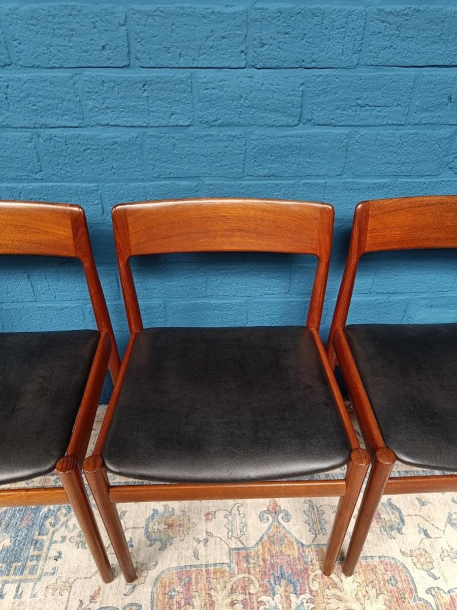 4x Vintage Deens Design Stoelen, Jaren '60 image 10