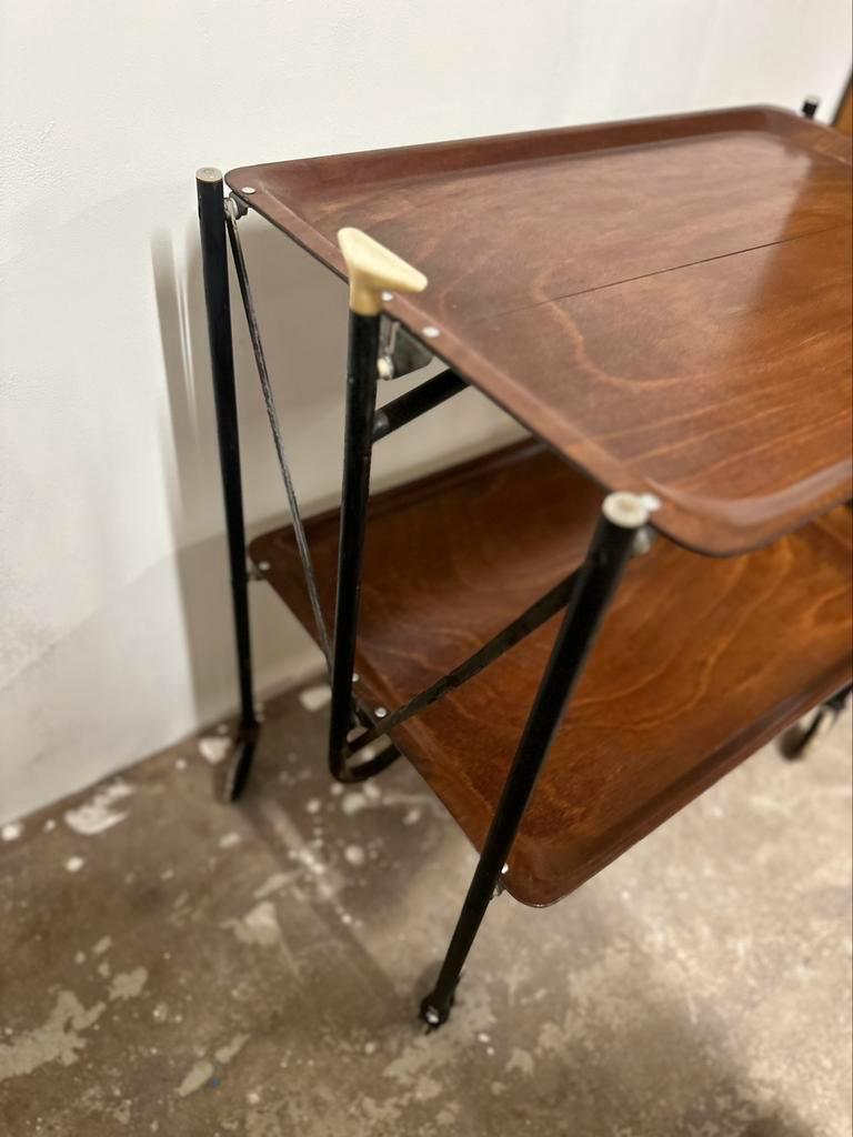 Vintage Barcart / Trolley/ Serveerwagen image 4