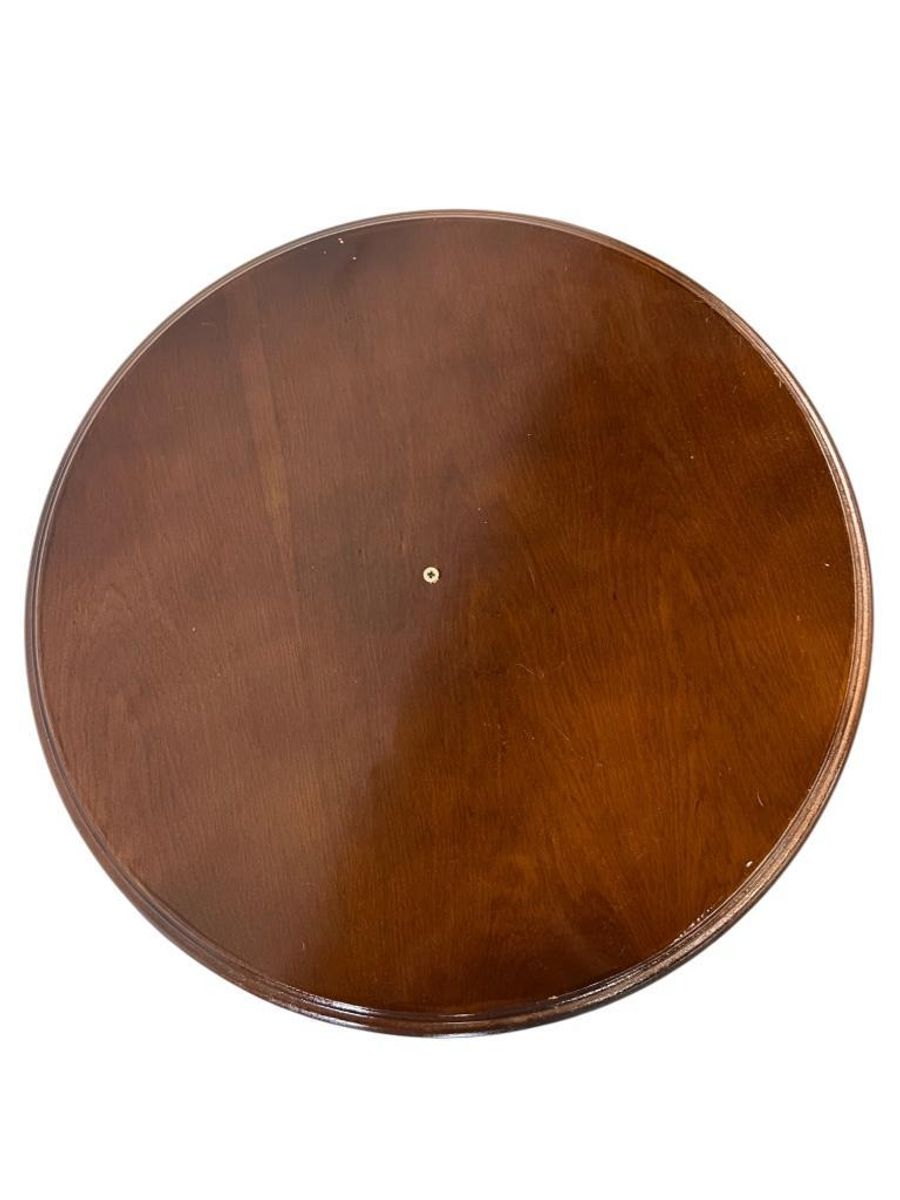Vintage Rond Houten Bijzettafel / Sidetable image 7