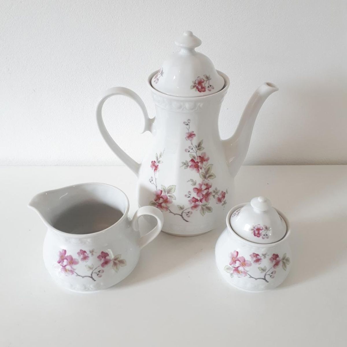 Bavaria Vintage Thee Servies Theepot Suikerpot Kannetje image 9