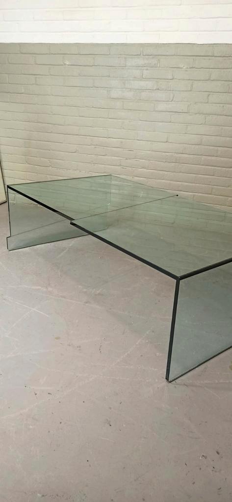 Vintage Design Glazen Salontafel, Postmoder image 7