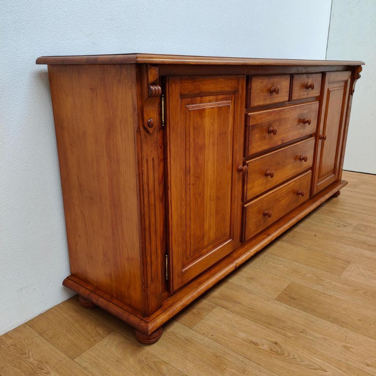 Vintage Landelijk Grenenhout Dressoir Buffetkast Ladekast image 7
