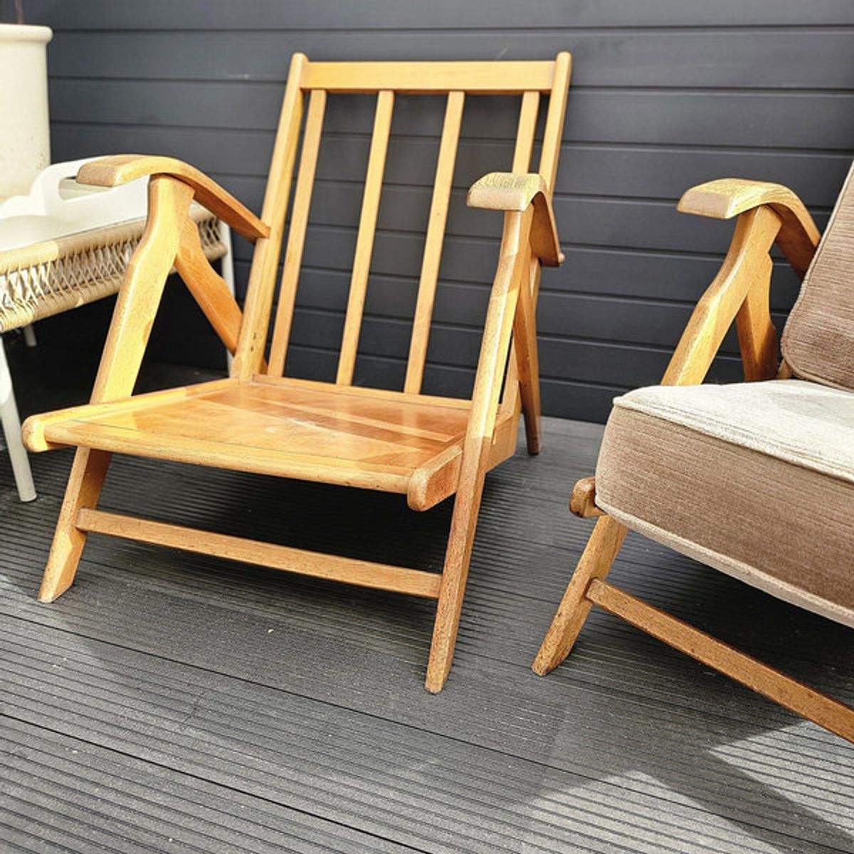 Vintage Stoel / Fauteuil Midcentury image 6