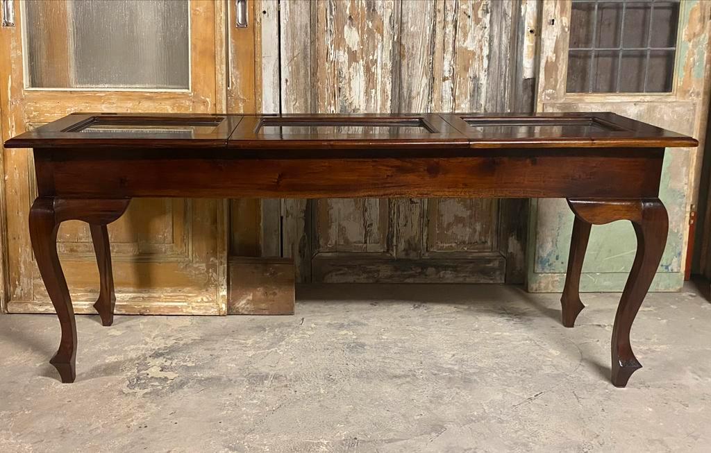 Oude Toonbank, Vitrine-tafel, Sidetable, Pronktafel. L 180cm image 7