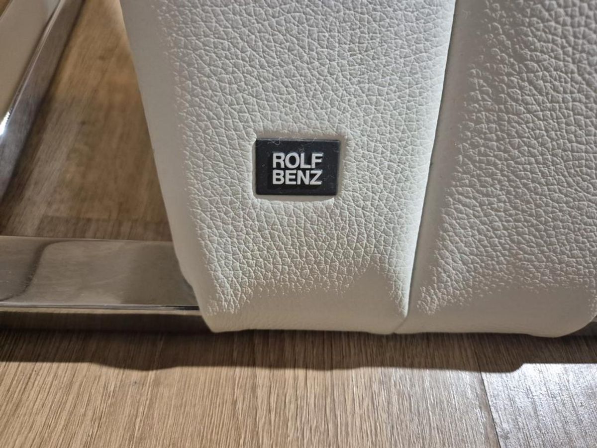 4x Rolf Benz 7800 - Eetkamerstoelen - Nieuwstaat - Zwart-wit image 23