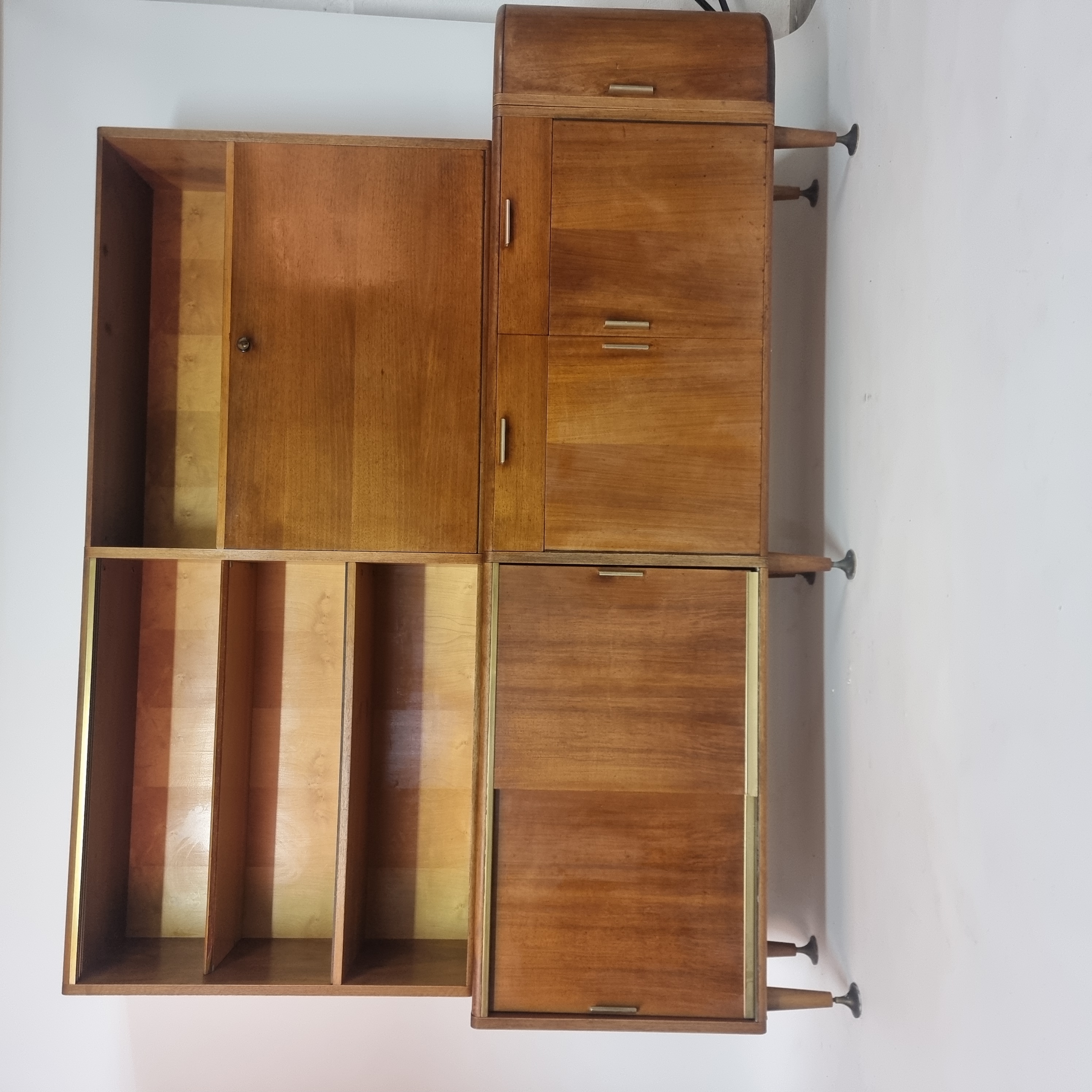 Mid-century Wandmeubel / Highboard / Dressoir – A.a. Patijn / Zijlstra – Jaren ’50 image 3
