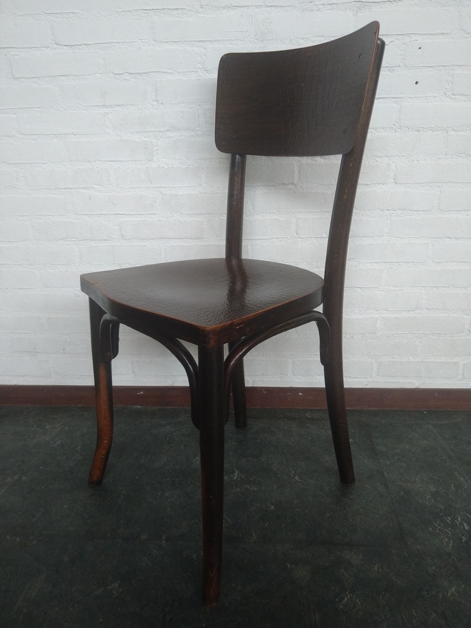 Thonet Stoel Met Krokodil Print image 2