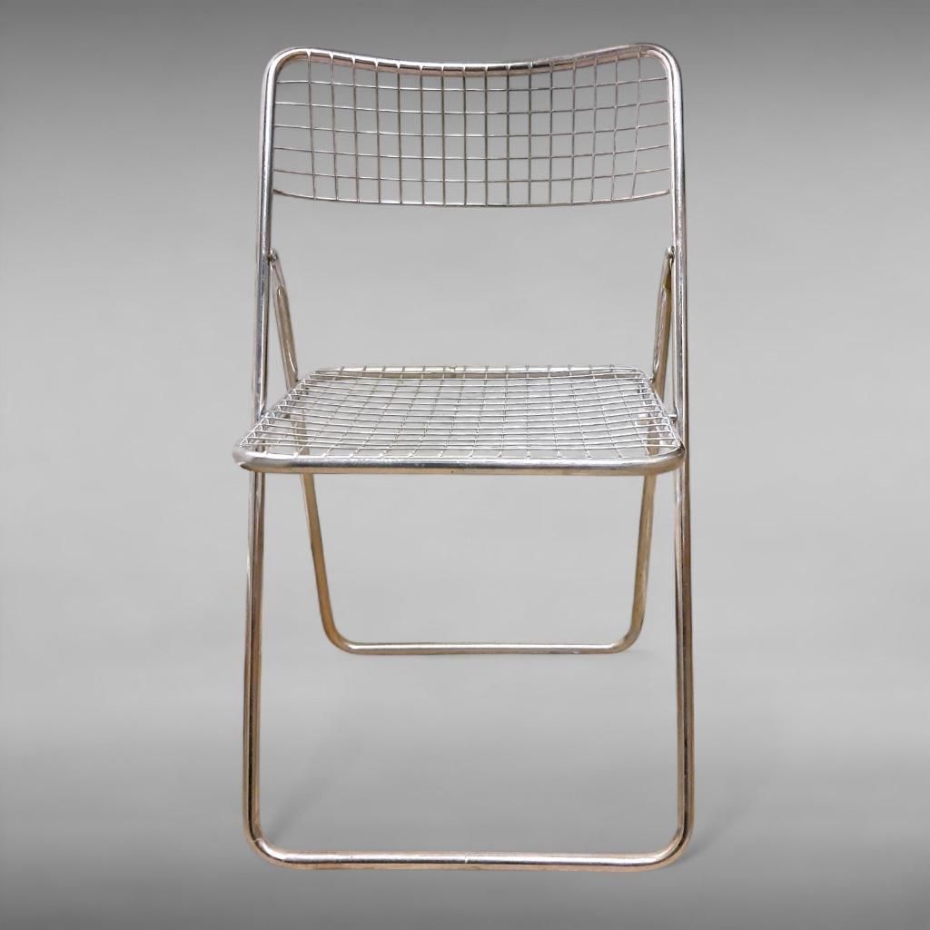 Ted Net Chroom Klapstoel Design Niels Gammelgaard Voor Ikea image 3