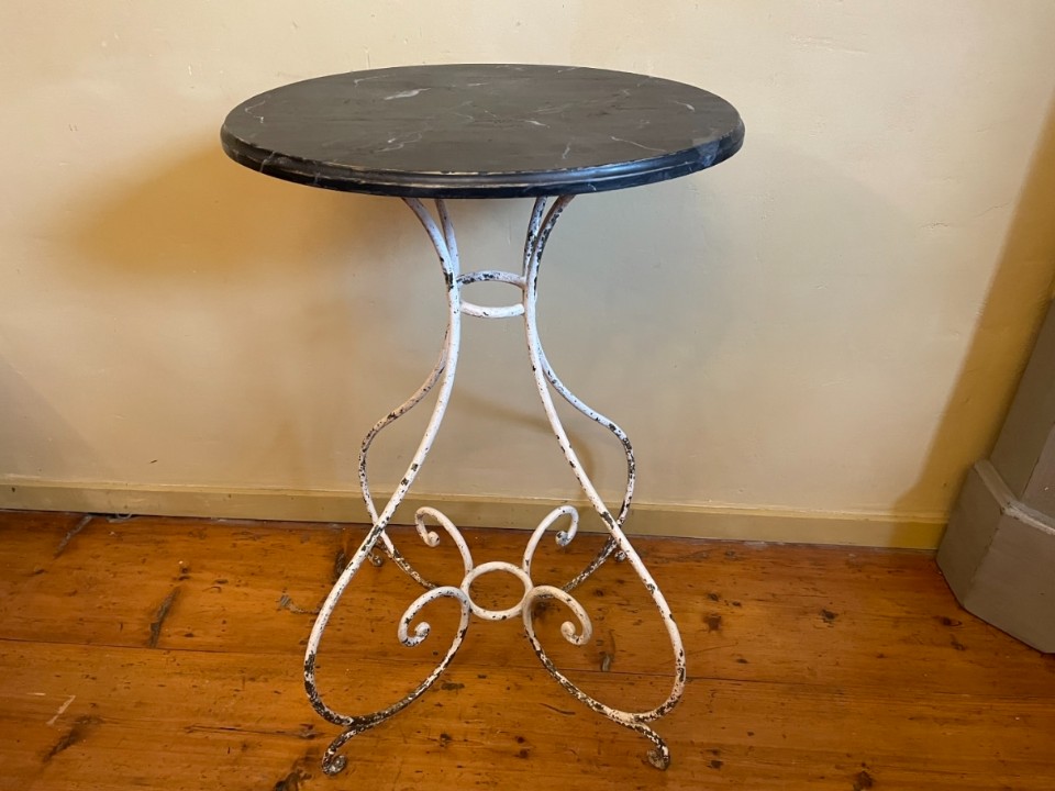 Balkontafel Tuintafel Bijzettafel Art Nouveau 1850 Frans image 9