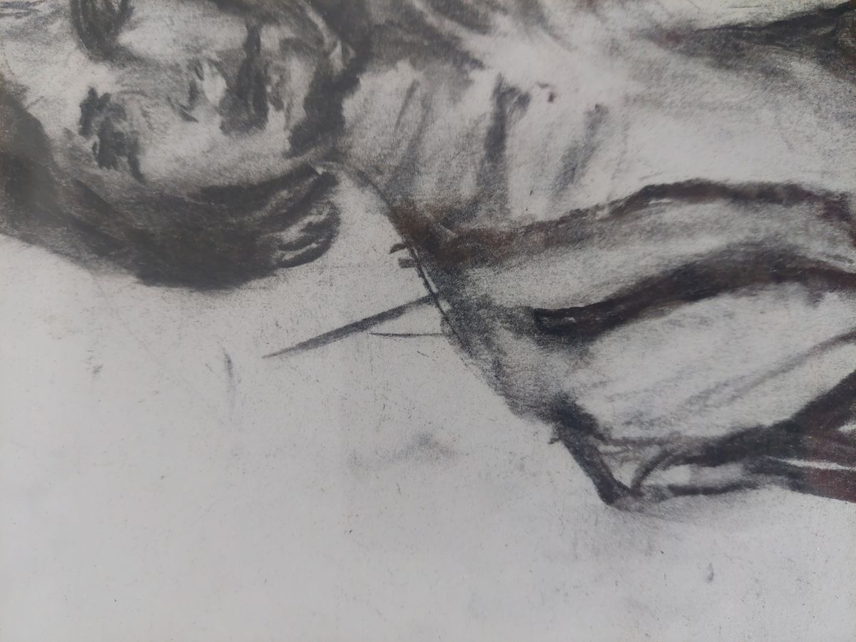Origineel Houtskooltekening. image 2