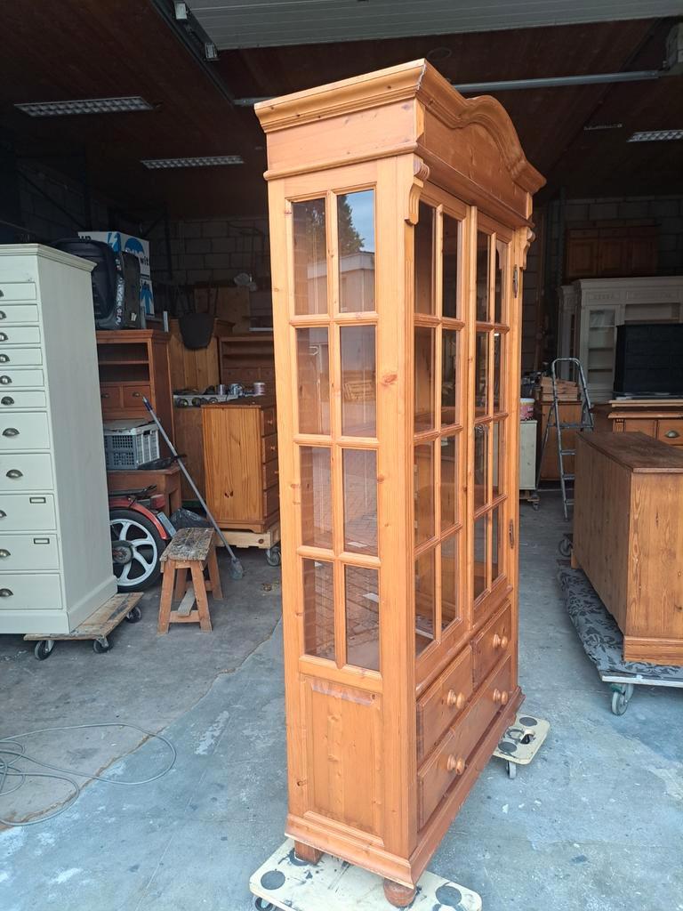 Grenen Ladekast Vitrine Kast image 9