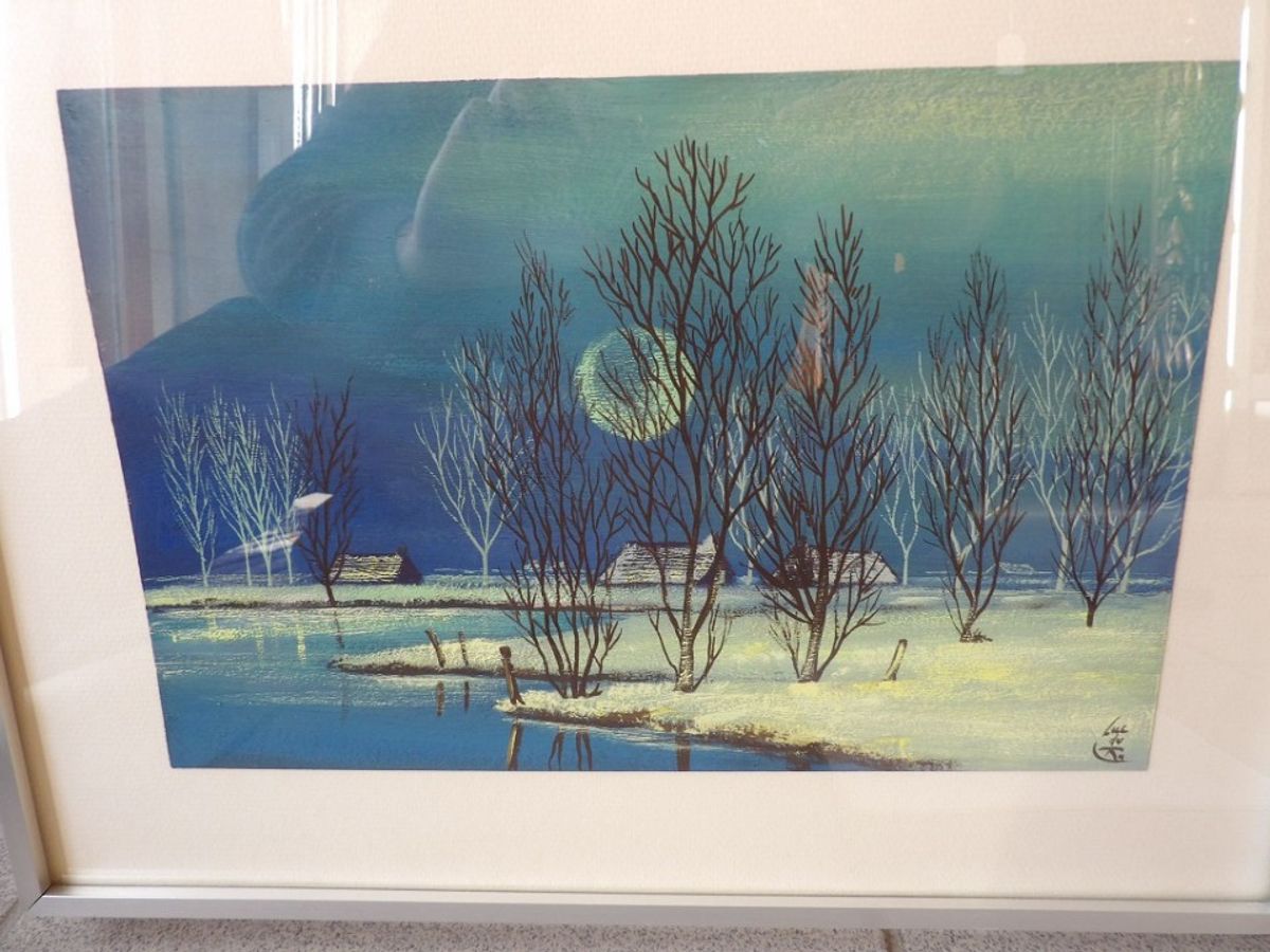 Luc De Ro Blauw Landschap image 5