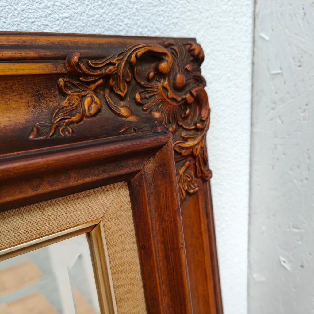 Grote Vintage Hollywood Regency Barok Rococo Spiegel image 10