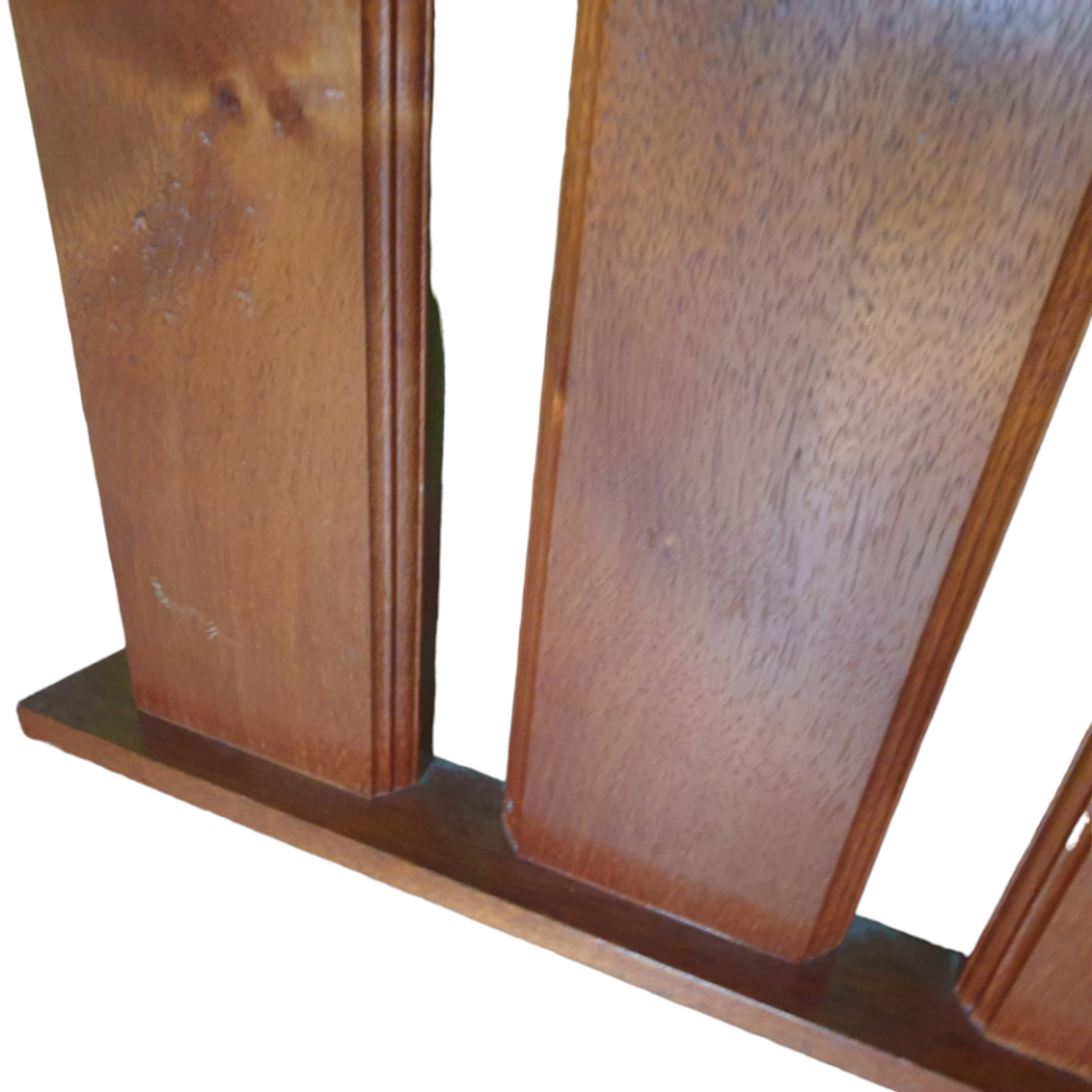 Vintage Teak Houten Kapstok Met Plank Bovenop 3 Haken image 5