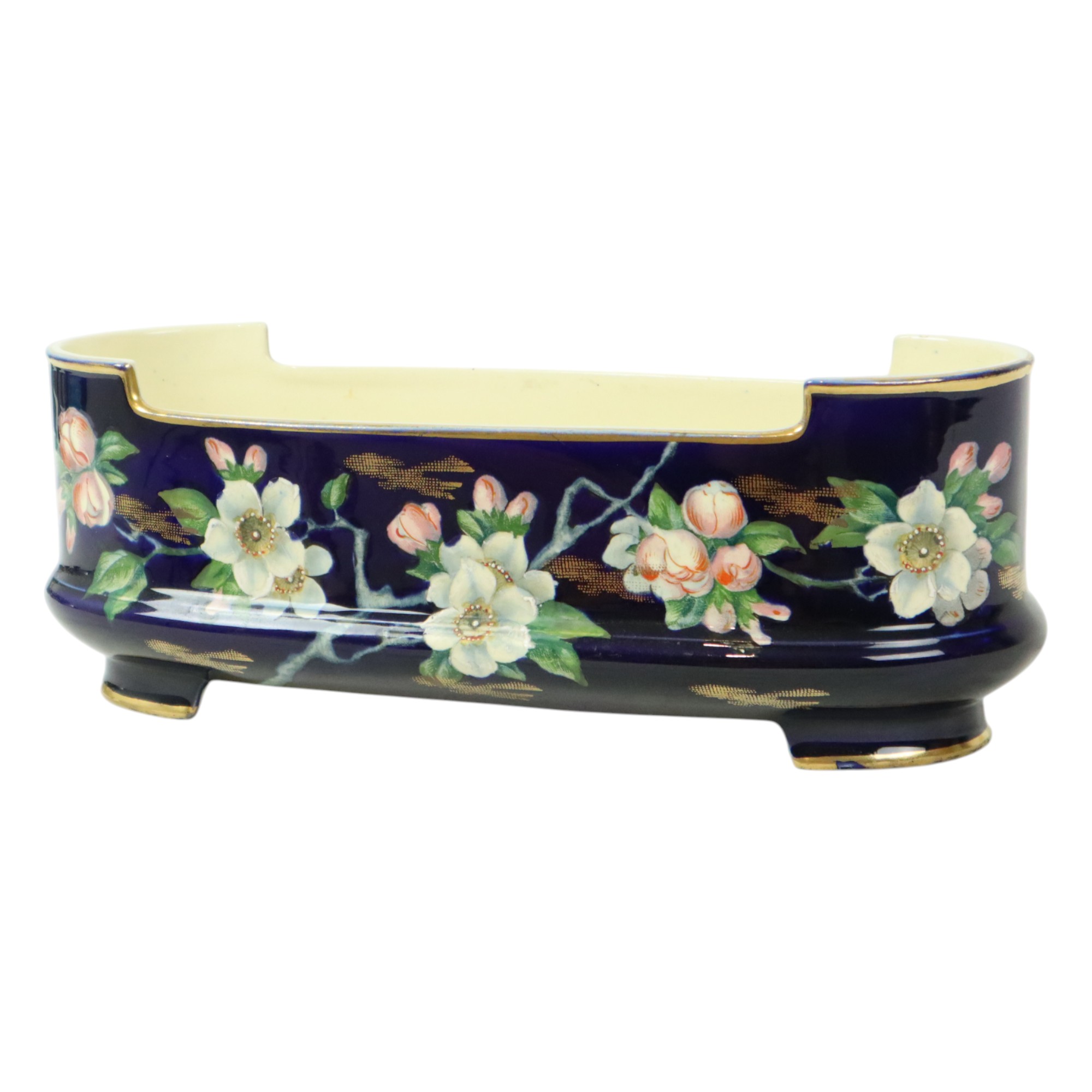 Villeroy & Boch Florale Art Nouveau Bloempot Taiping Circa 1900 image 4