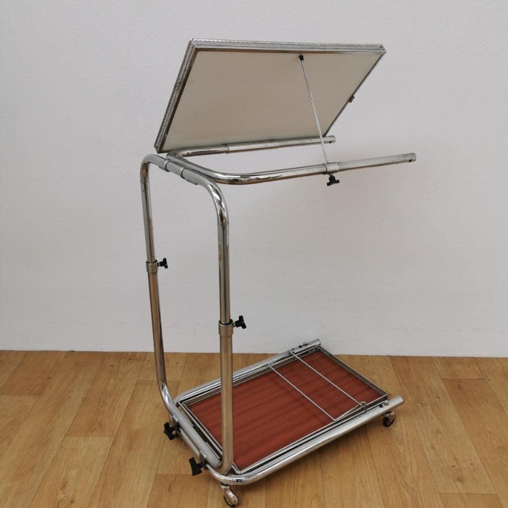 Vintage Barcart Drankenkar Bedtafel Butlerwagen Serveerwagen 1 image 10