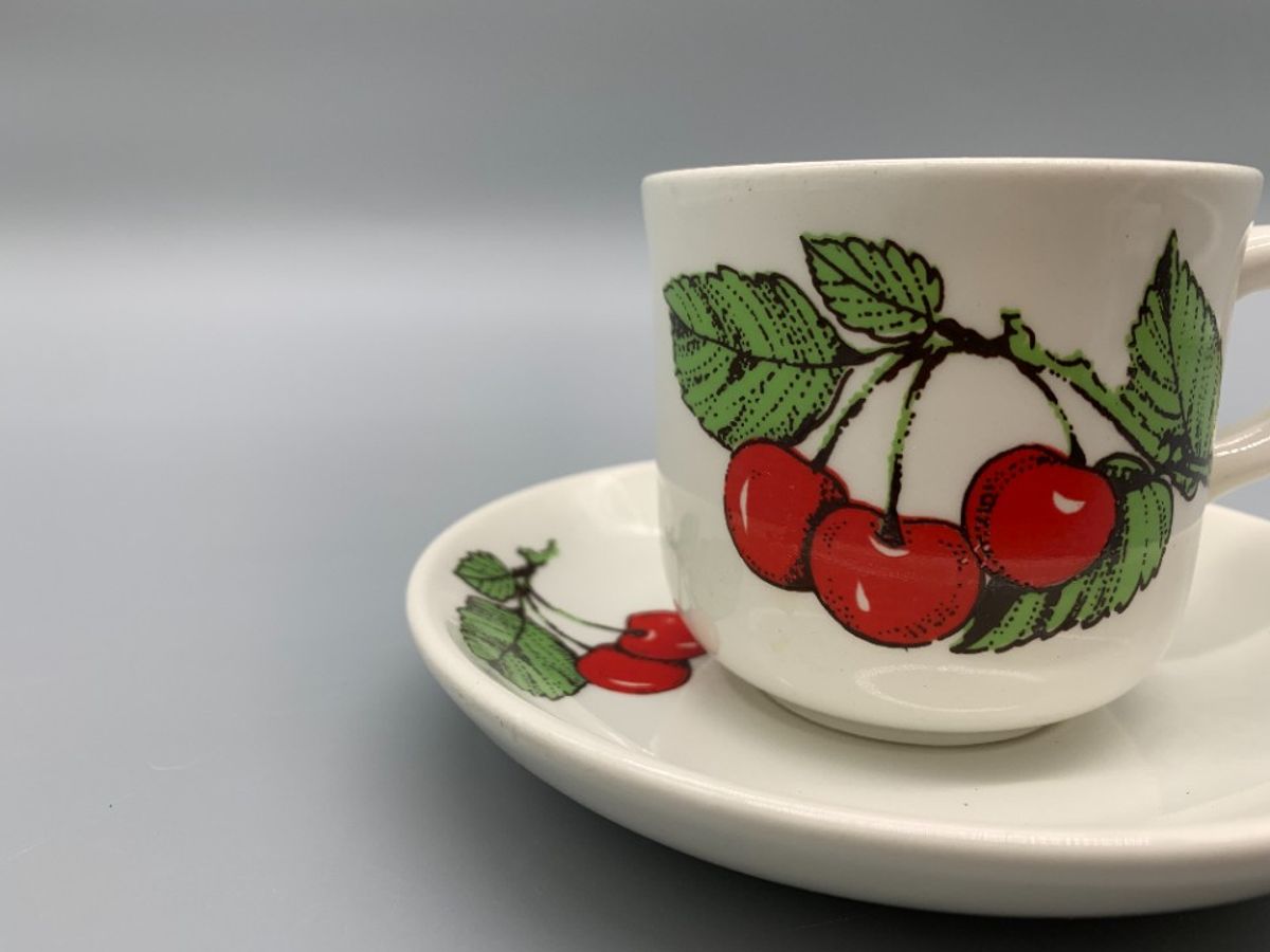 Vintage Kop En Schotel Cherry Ditmar Urbach Czechoslovakia image 4