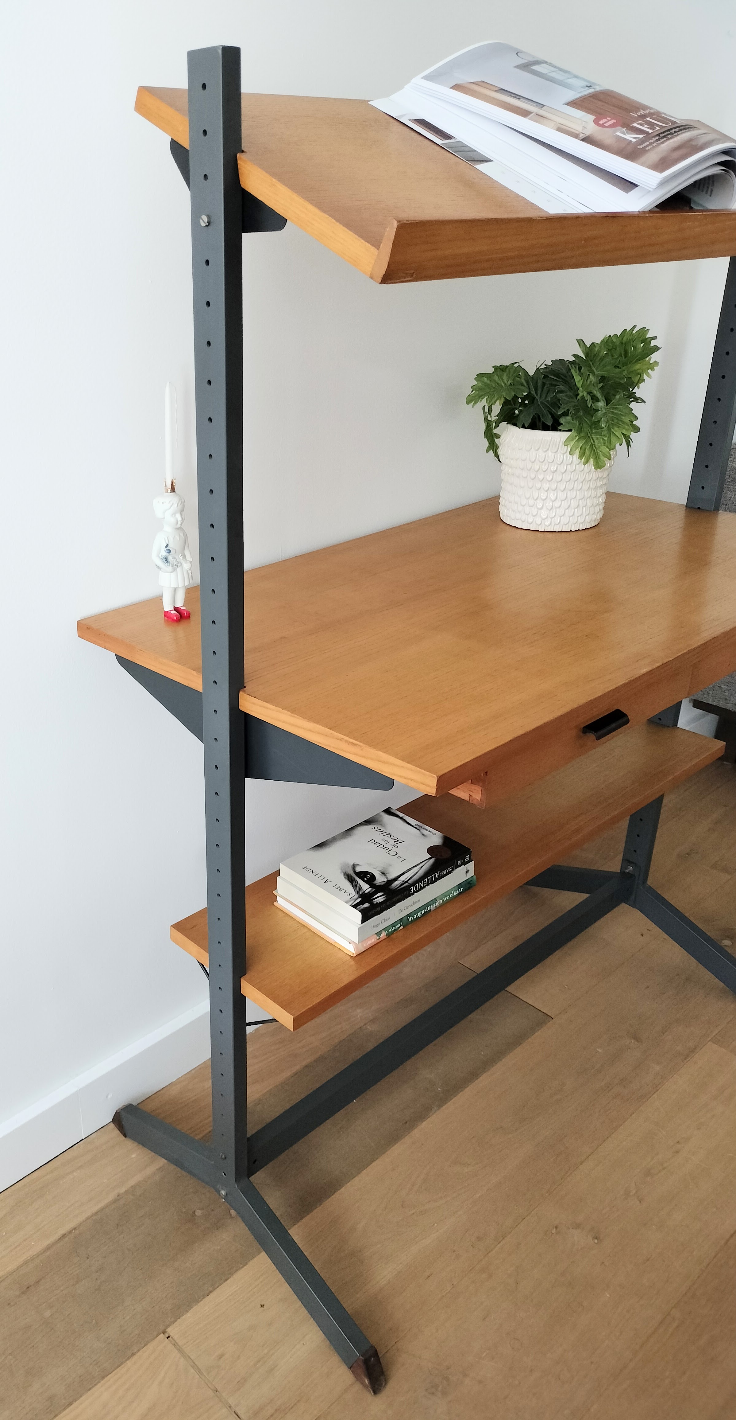 Vintage Vrijstaand Wandsysteem, Secretaire Olof Pira image 10