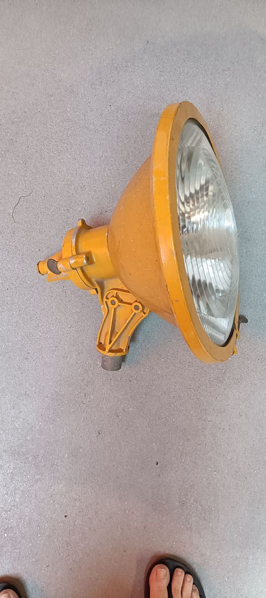 Vintage Vliegbaan Lamp Geel image 5