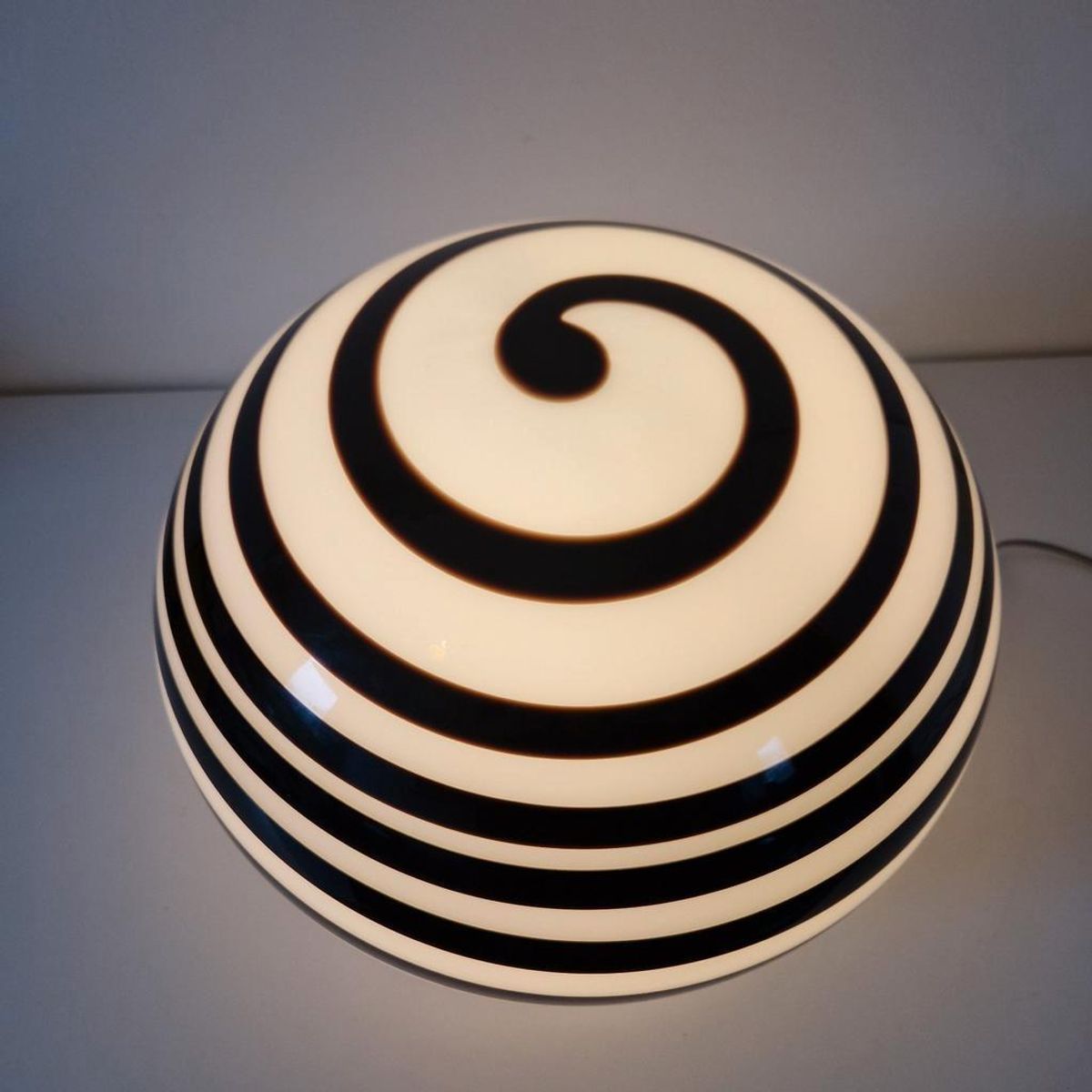Xxl Swirl Ilo Lamp Glazen Bollamp Vintage Lamp image 2