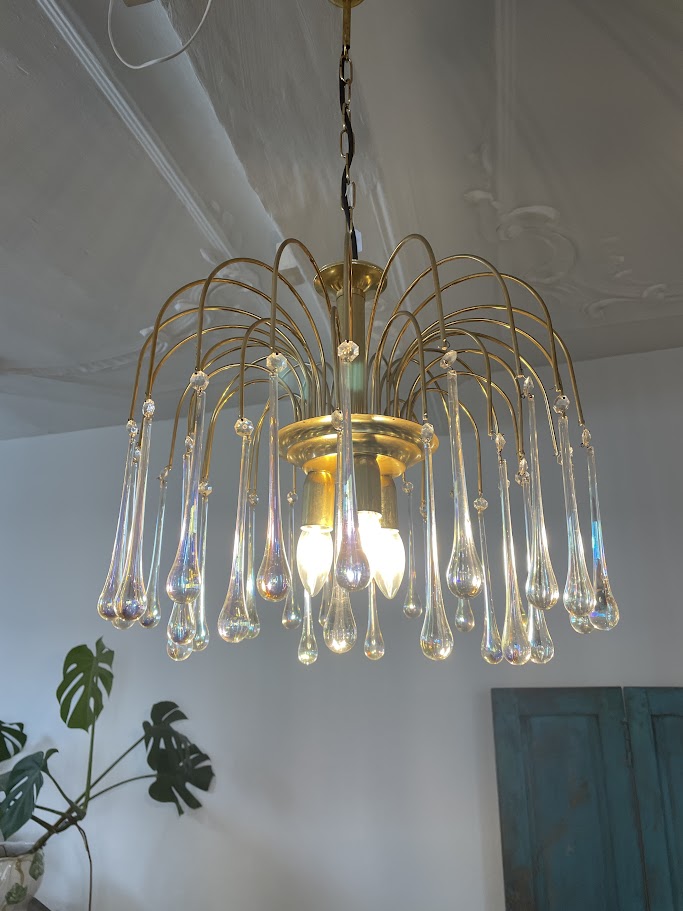 Paolo Venini – Teardrop Chandelier image 6