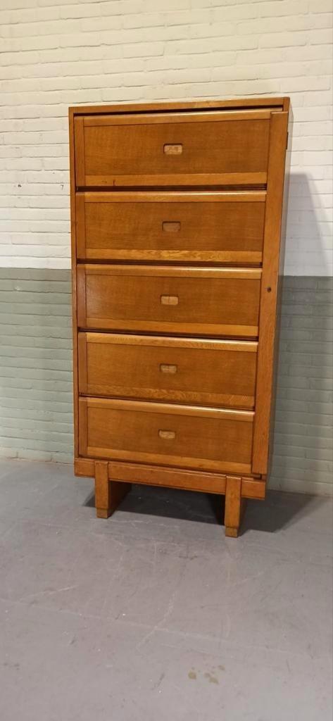 Vintage Mid Century Massief Eiken Kast, Raf Staverton image 18