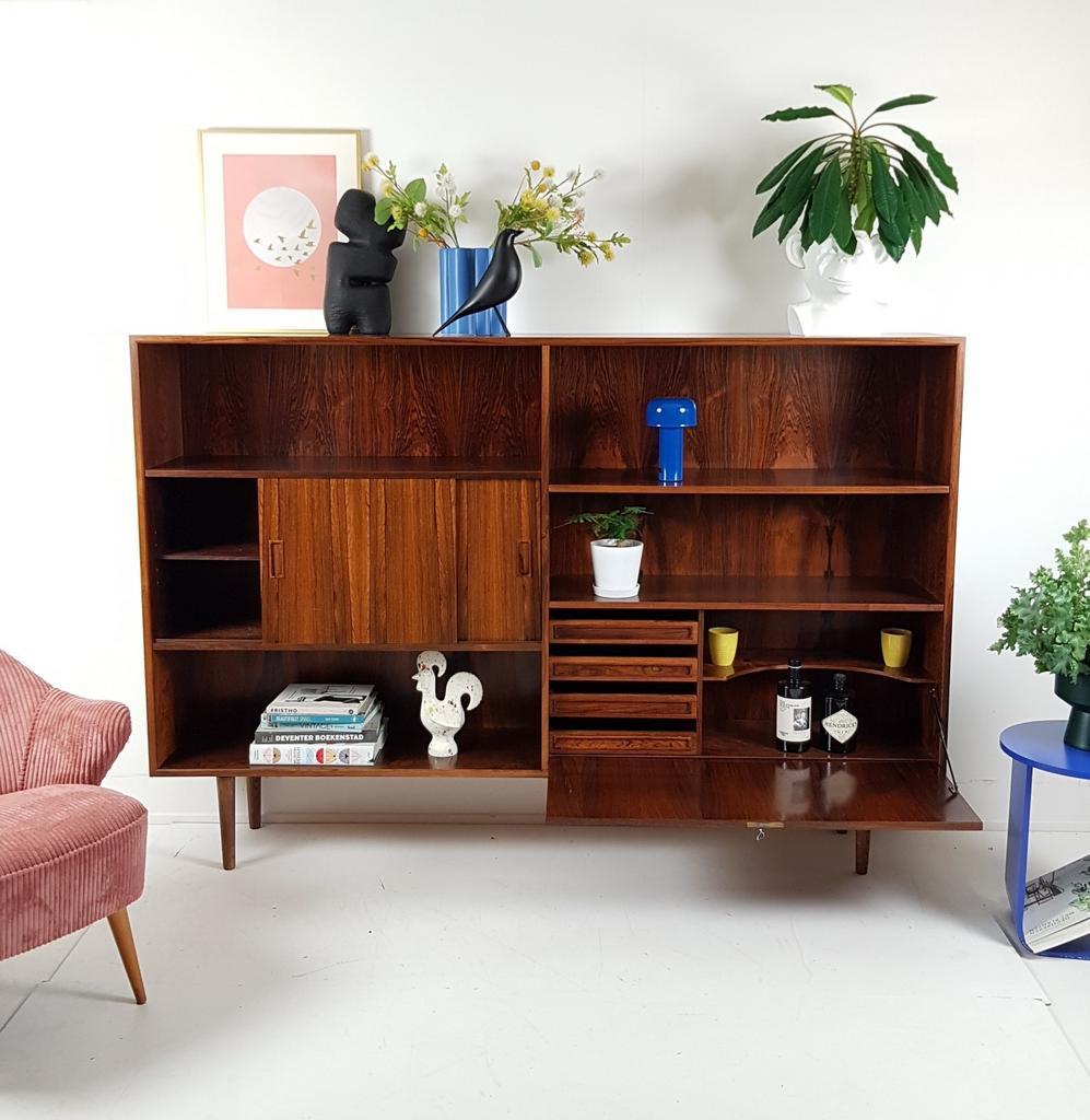 Vintage Palissander Buffetkast | Highboard Danish Grote Kast image 4