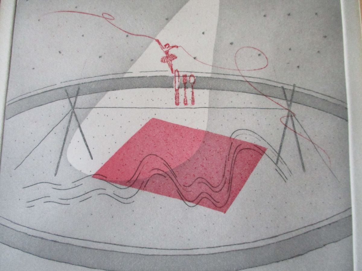 Klaus Baumgärtner Ets/aquatint 1981 Vintage image 2