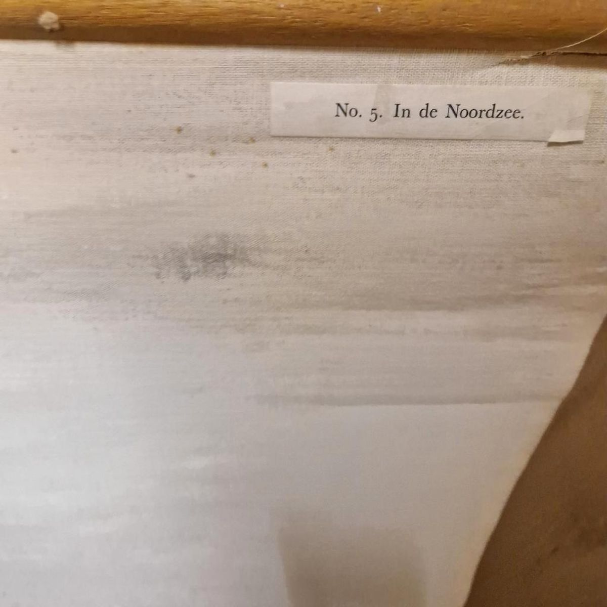 Wandposter Antieke Schoolplaat Schoolkaart Noordzee Wolters image 10