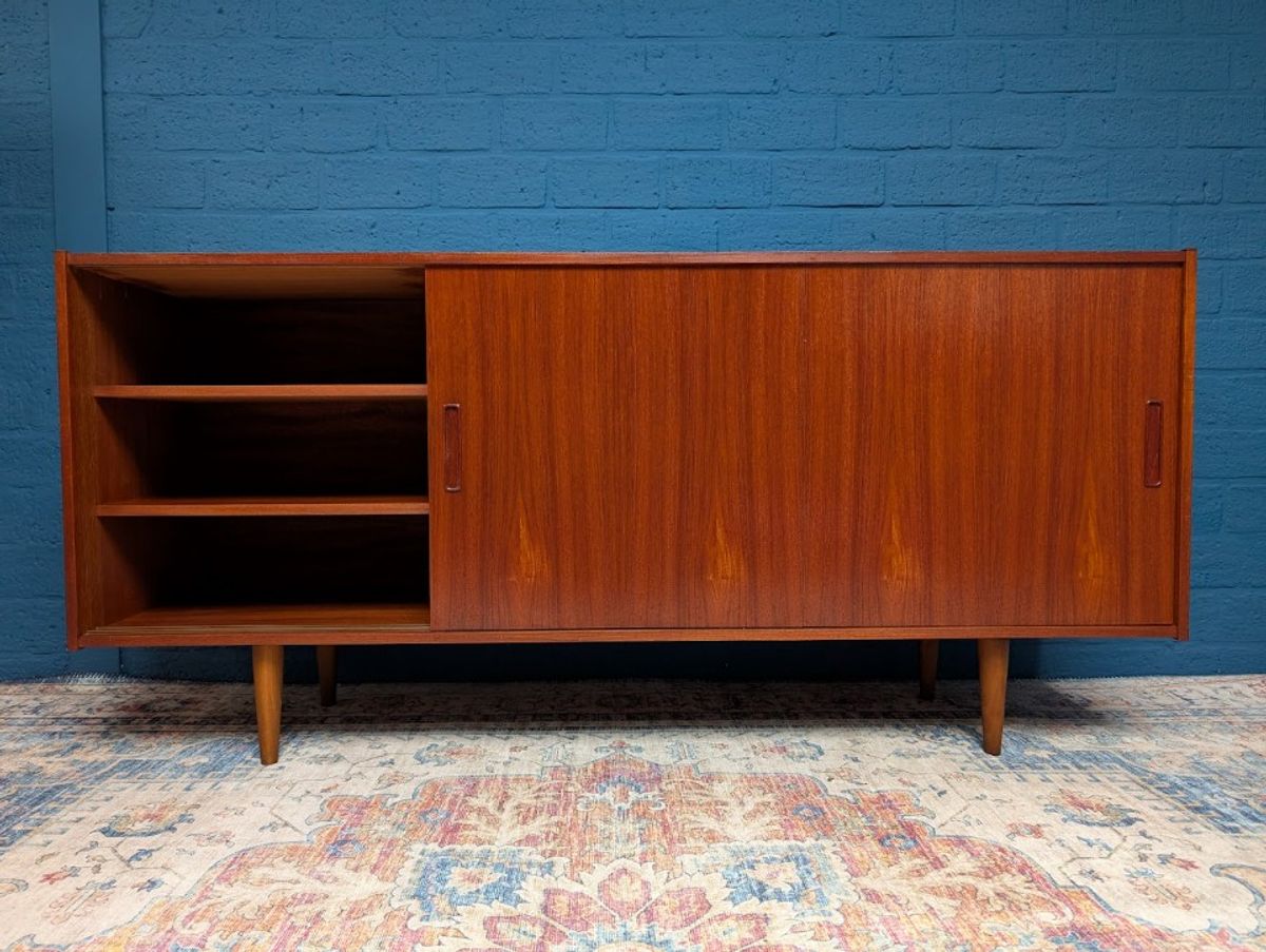 Vintage Lowboard Uit De Jaren 60, Deens Midcentury Dressoir image 4