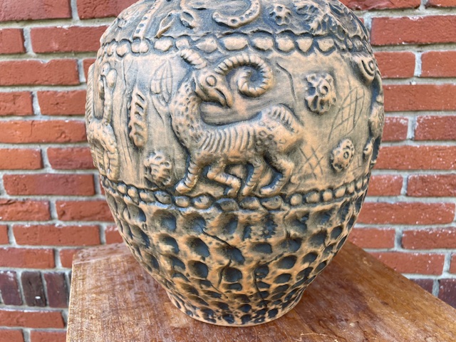 Een Fraaie Jasba Vloervaas. Azteken -design image 13