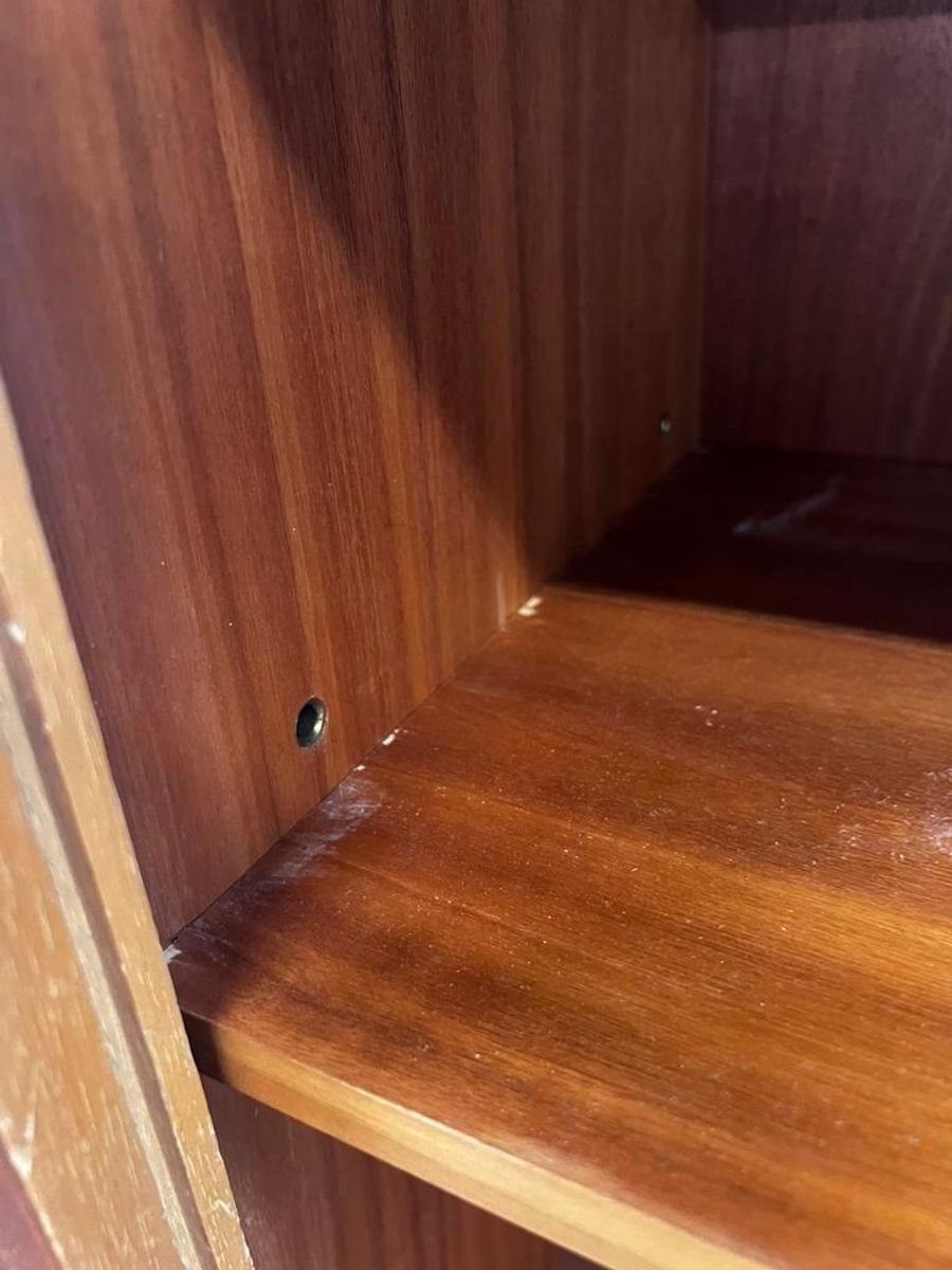 Vintage Lage Vitrinekast / Mini Dressoir / Tvkastje image 9