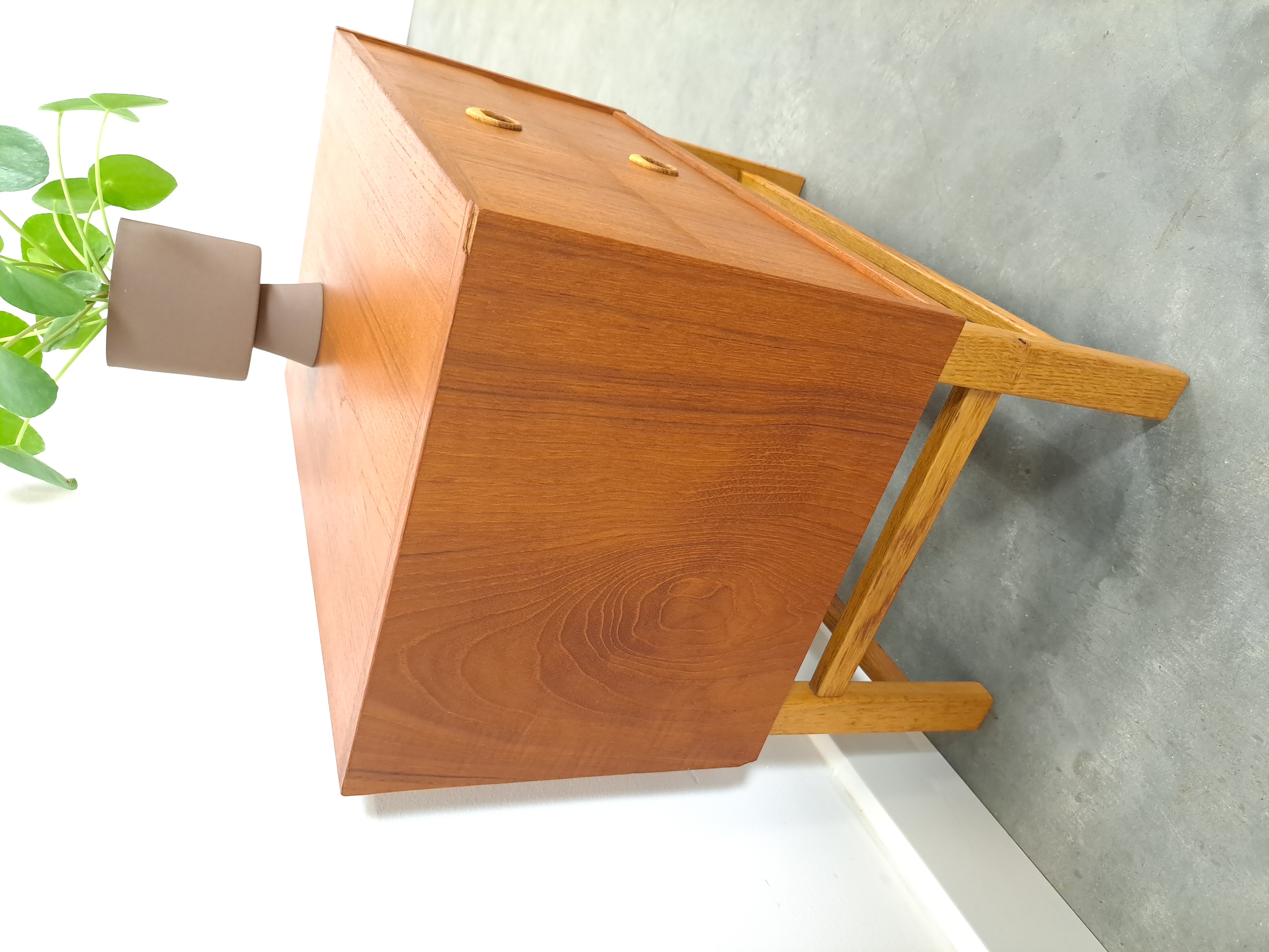 Klein Teak Ladekastje Uit Zweden image 8