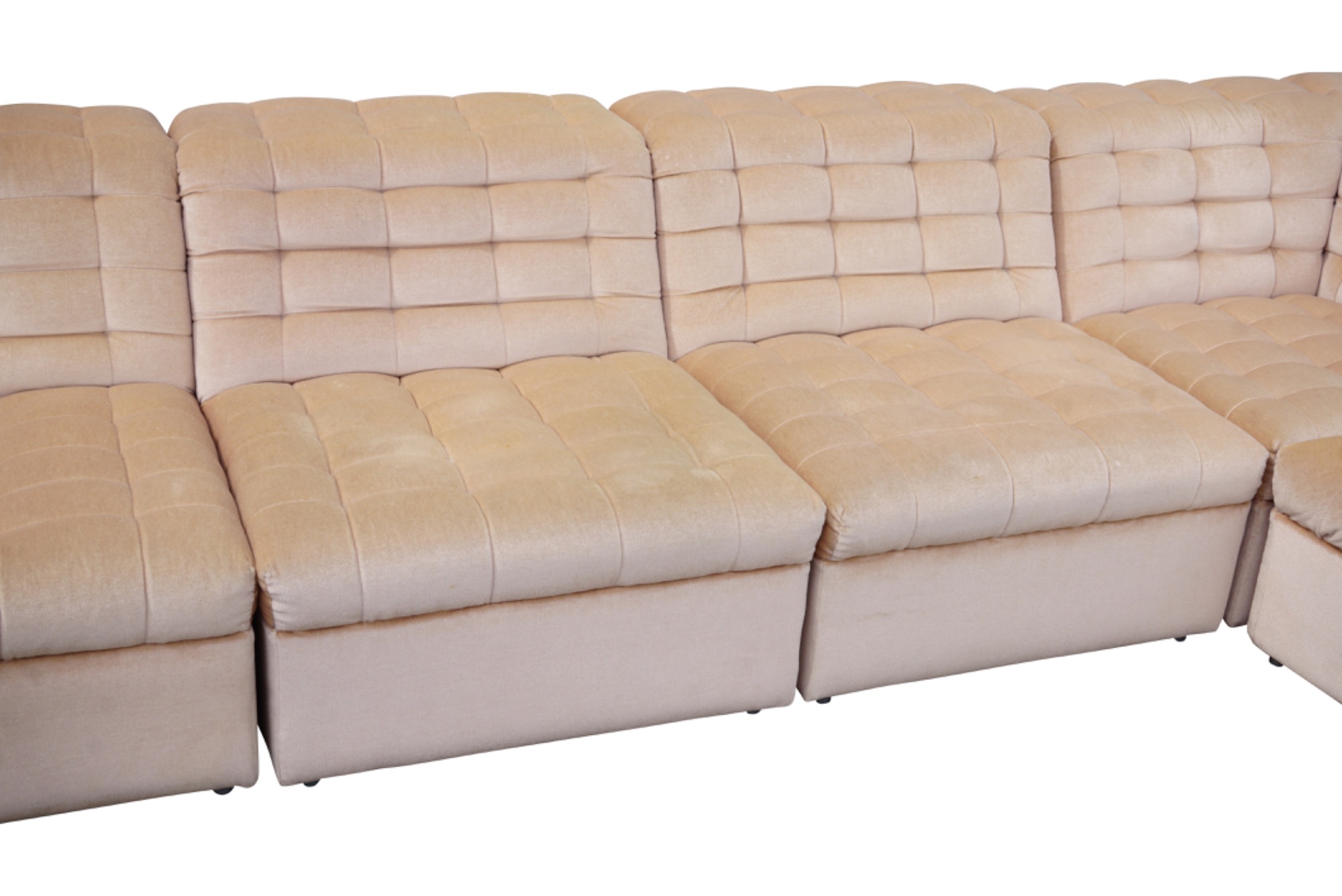 Vintage Laauser Modulaire Zitgroep Velours 6-zits image 5