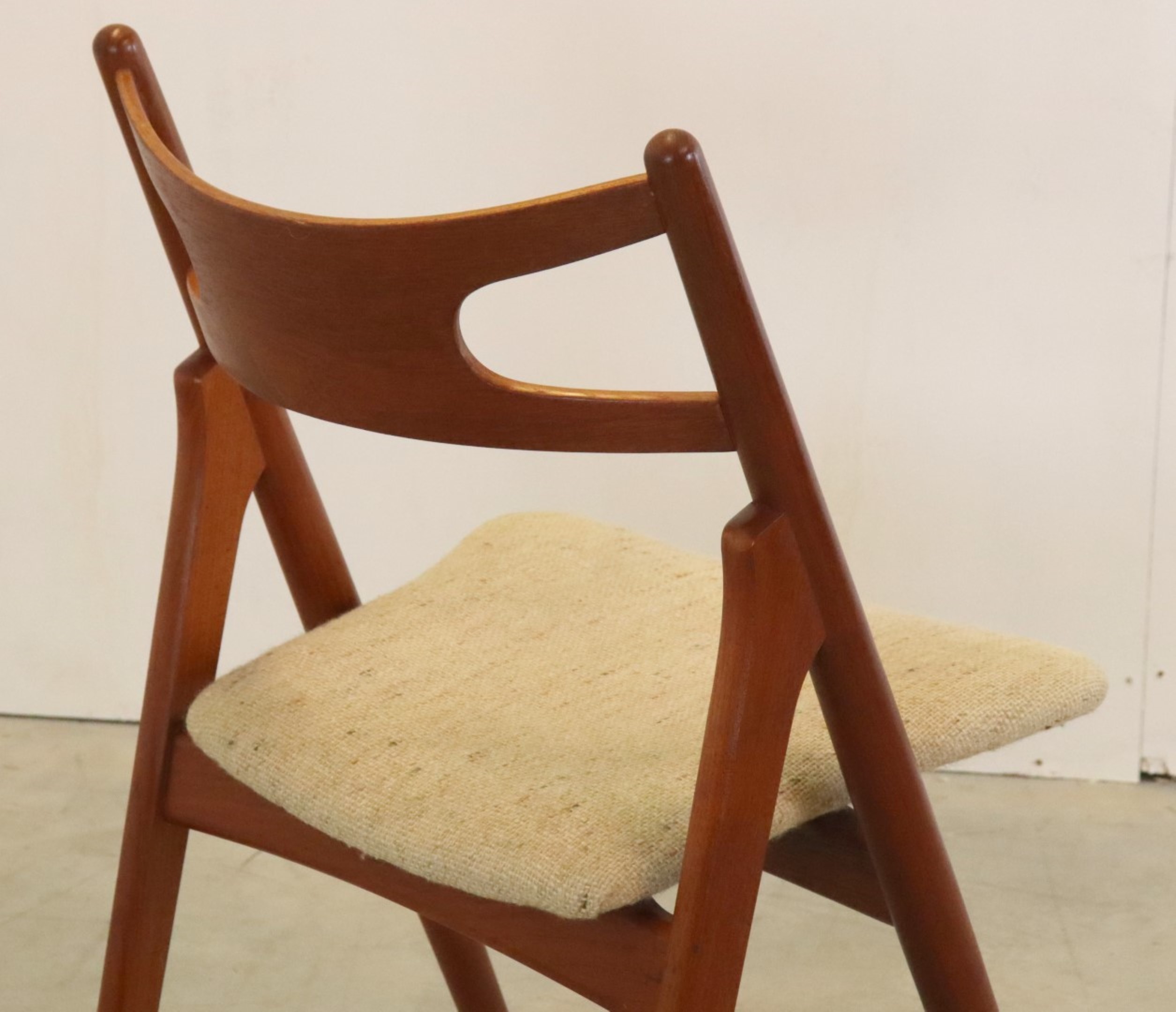 Set 6 Hans Wegner Carl Hansen Ch29 Stoelen Vintage Deens Sawbuck image 11